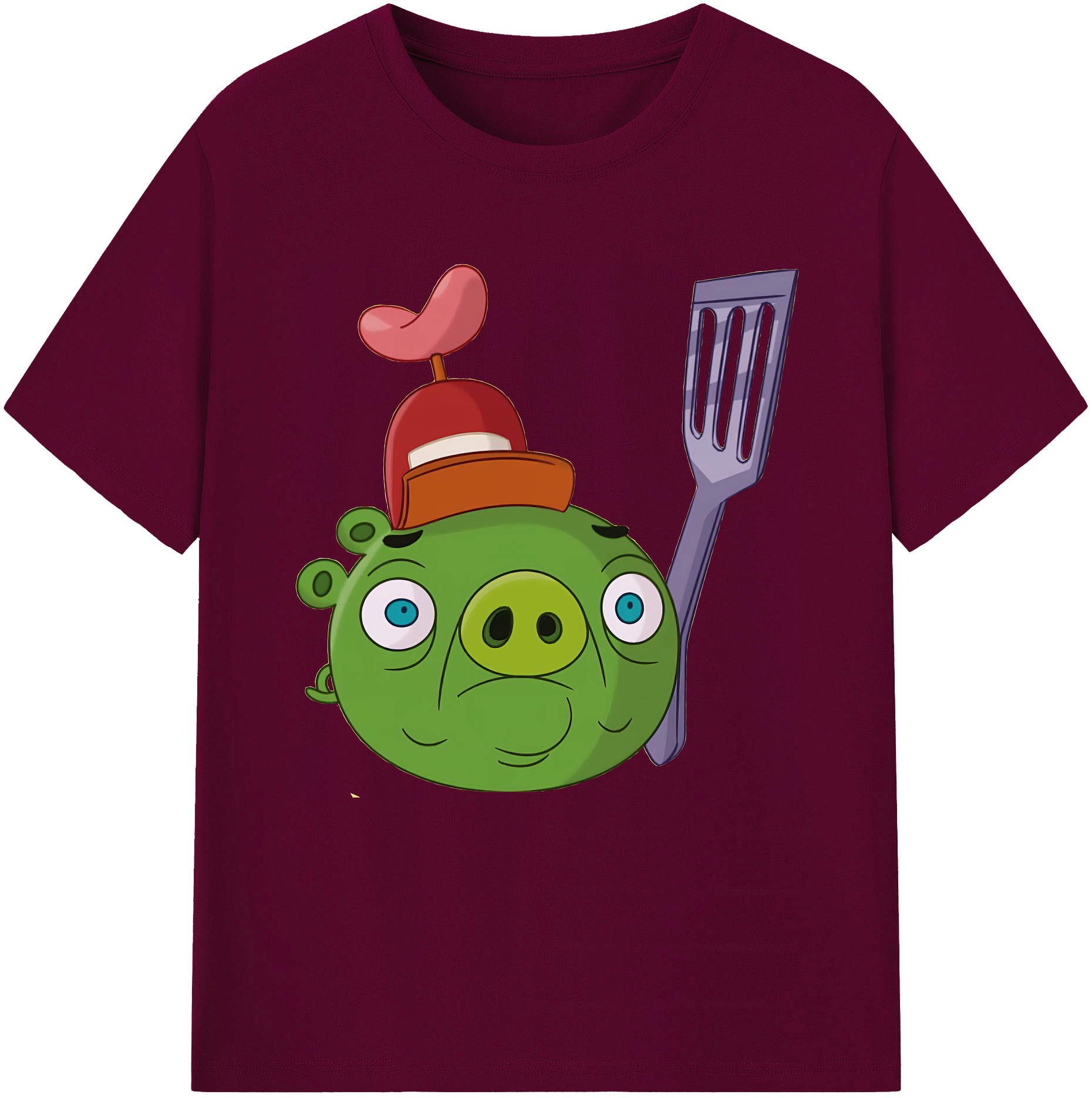 （画像用） Angry Birds アングリーバード レディースカジュアルプリントTシャツ（綿100％）